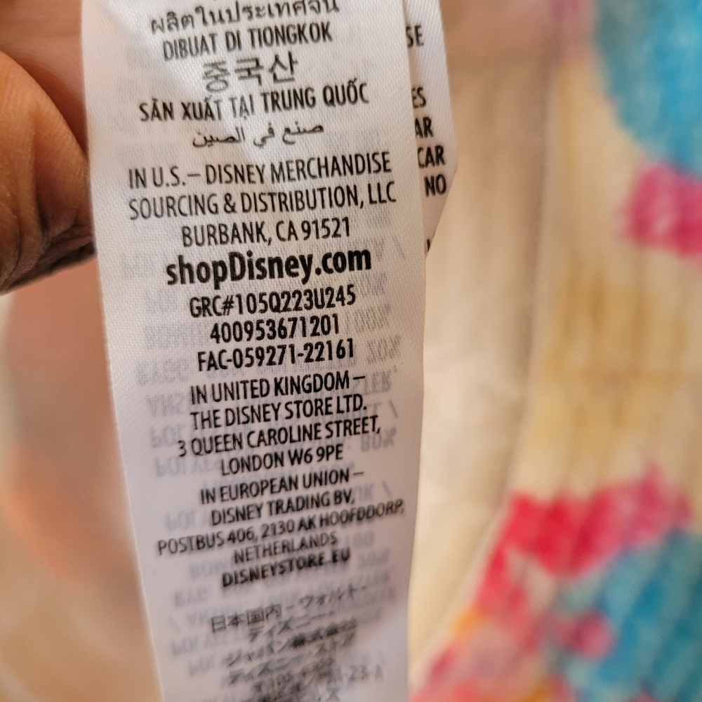 Disney spirit jersey Colorful Bucket Hat fuzzy fun bright One Size Walt Disney - Picture 7 of 8